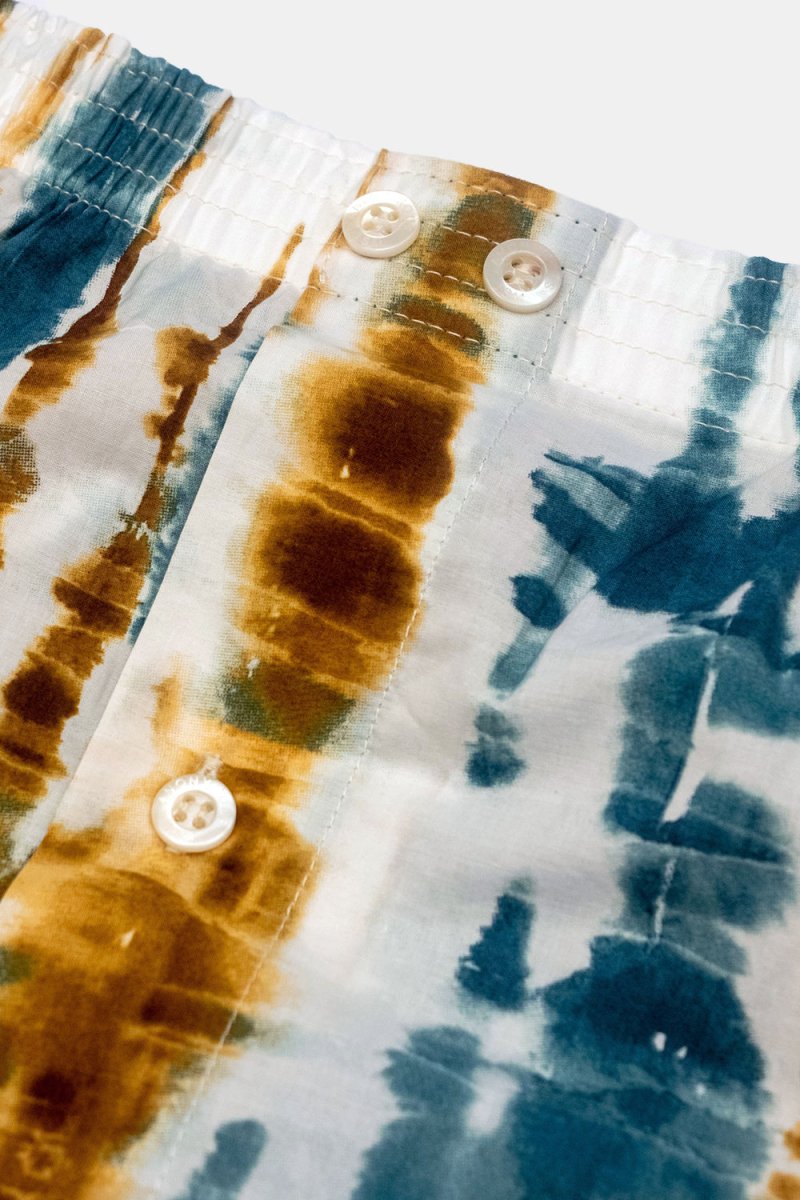 Anonymous Ism Tie Dye Boxers (Blue/Brown) | Underwear