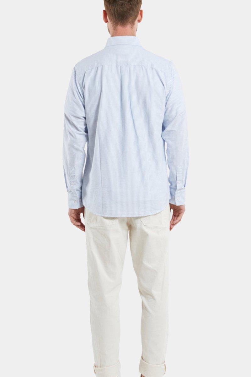 Armor Lux ML Oxford Stripe Shirt (Blue Sky / Milk) | Shirts
