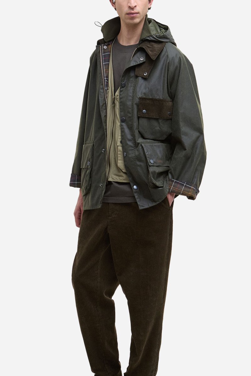 Barbour Modified Solway Wax Jacket (Olive) | Jackets