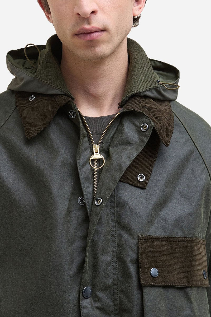 Barbour Modified Solway Wax Jacket (Olive) | Jackets