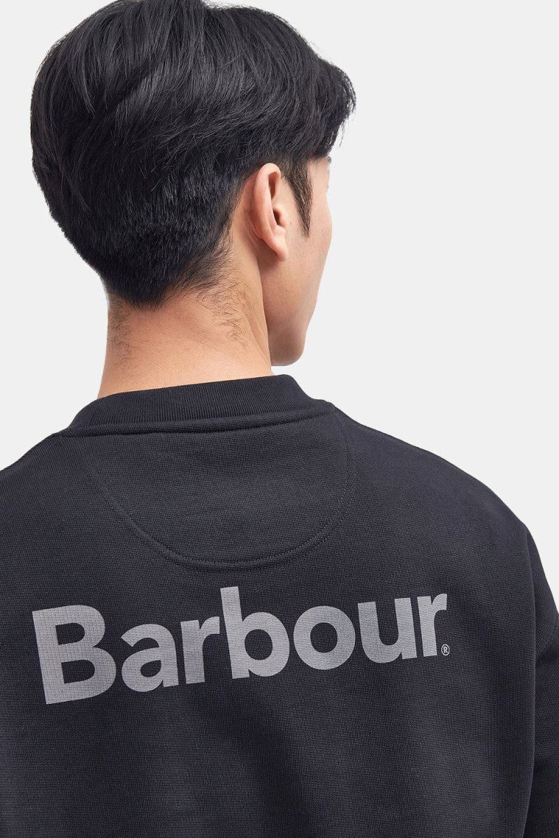 Barbour Nicholas Crew Sweatshirt (Black) | Sweaters