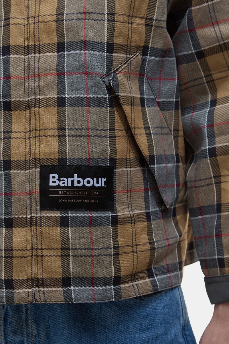 Barbour Oversized Reversible Transport Jacket (Asphalt) | Jackets