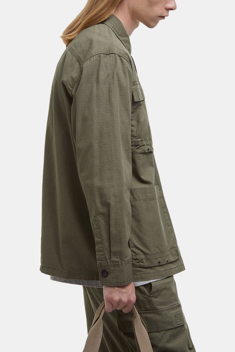 Barbour Ripstop Overshirt (Burnt Olive) | Shirts