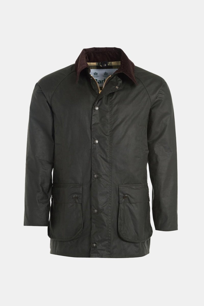 Barbour White Label SL Beaufort Waxed Cotton Jacket (Sage) | Coats &amp; Jackets