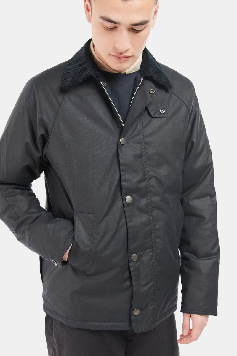 Barbour White Label SL Nara Wax Jacket (Navy) | Jackets