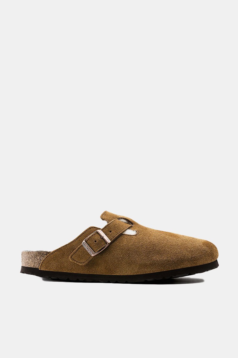 Birkenstock Boston Shearling (Mink Brown) | Sandals