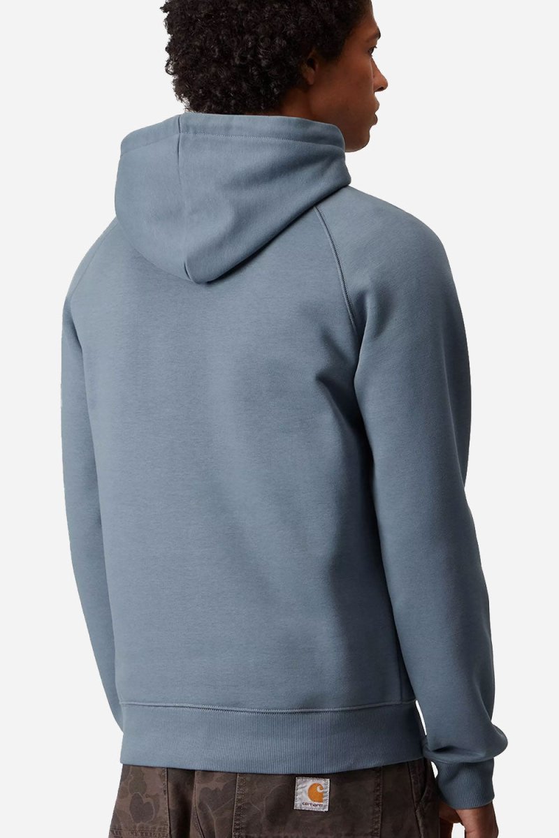 Carhartt WIP Hooded Chase Sweat (Angelite/Gold) | Sweaters