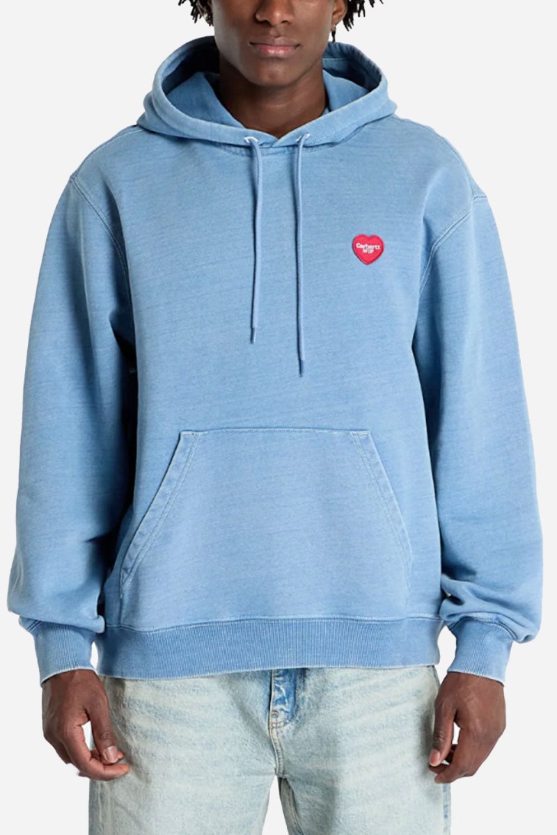 Carhartt WIP Hooded Ingo Sweat (Light Blue/Gold) | Sweaters