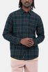 قميص Carhartt WIP L/S Lermond (جونيبر / كحلي داكن) | قمصان