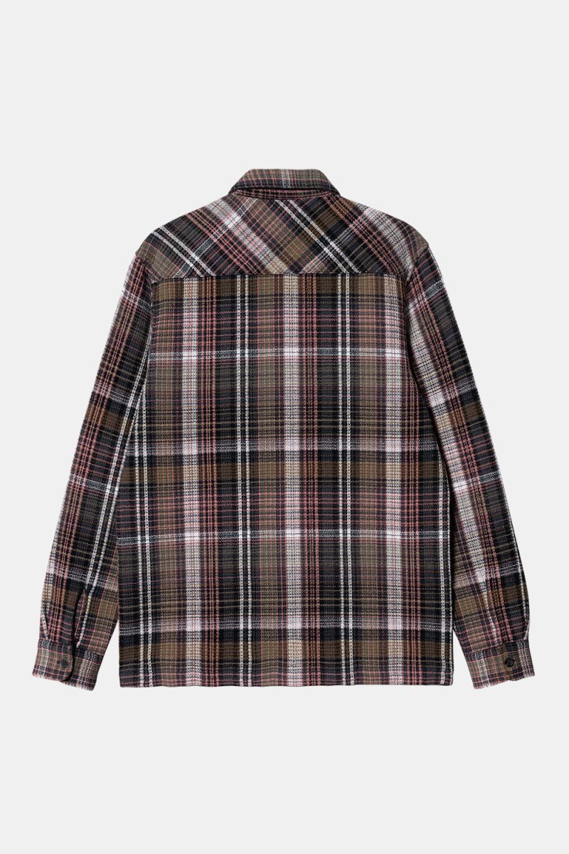 Carhartt WIP L/S Valmon Shirt (Hamilton Brown) | Shirts
