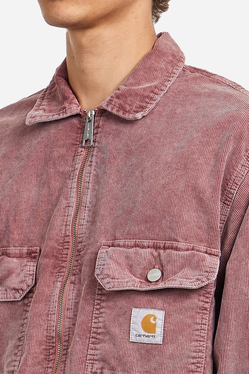 Carhartt WIP Reynold Shirt Jac (Dusky Pink) | Jackets