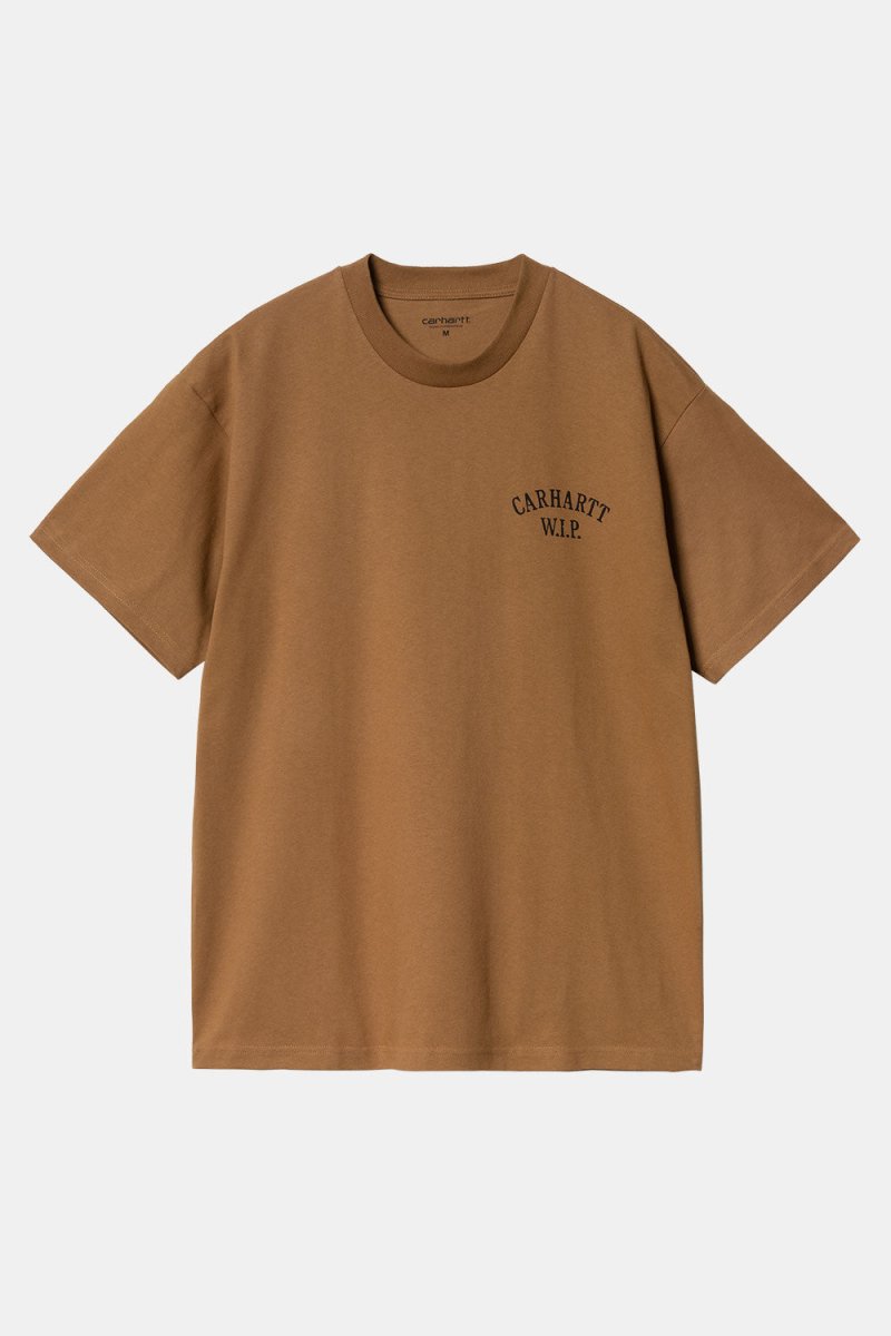 Carhartt WIP Short Sleeve Cabinetry T-Shirt (Hamilton Brown/Black) | T-Shirts