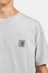 تي شيرت Carhartt WIP بأكمام قصيرة نيلسون (فضي سونيك) | قمصان