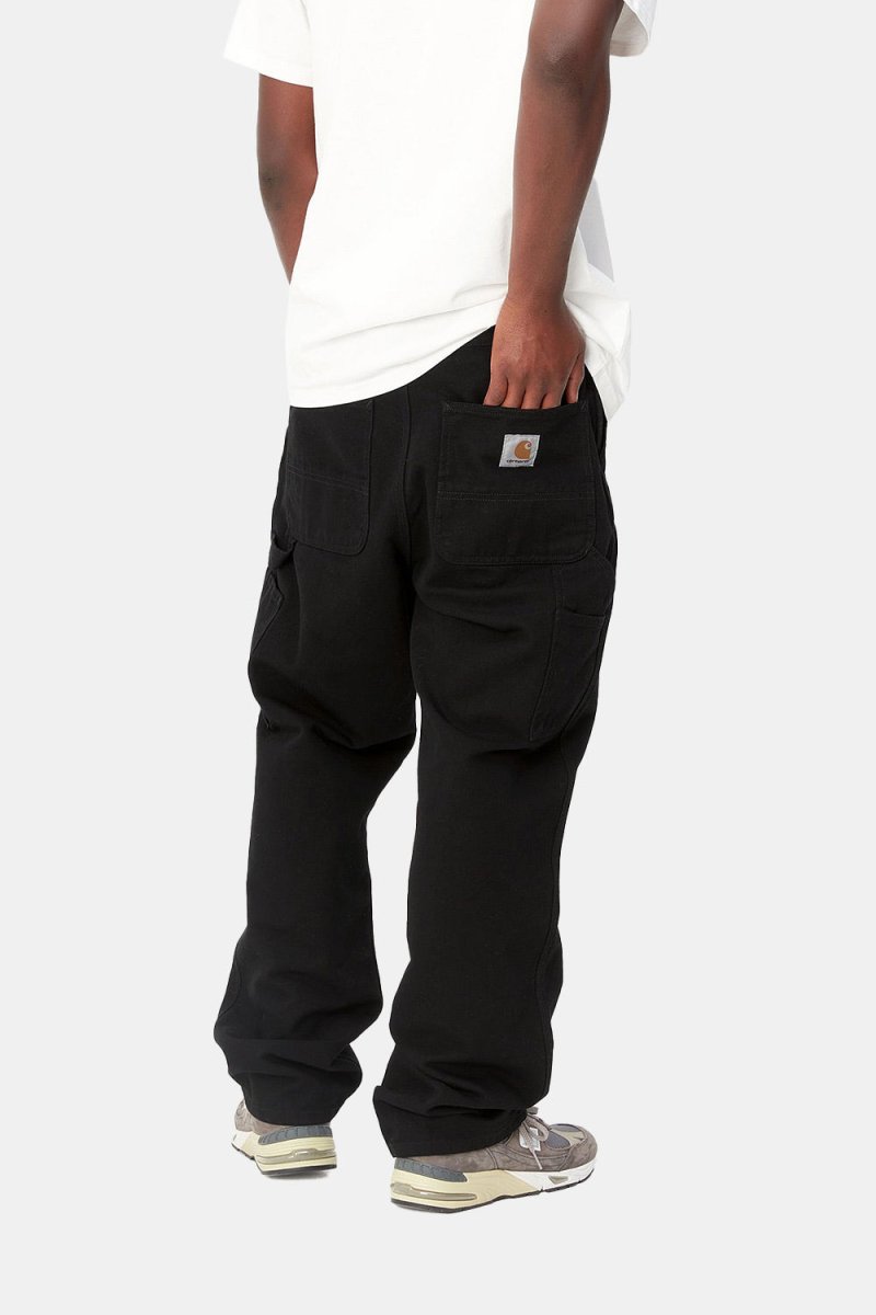 Carhartt WIP Single Knee Organic Cotton Pant (Black Rinsed) | Trousers