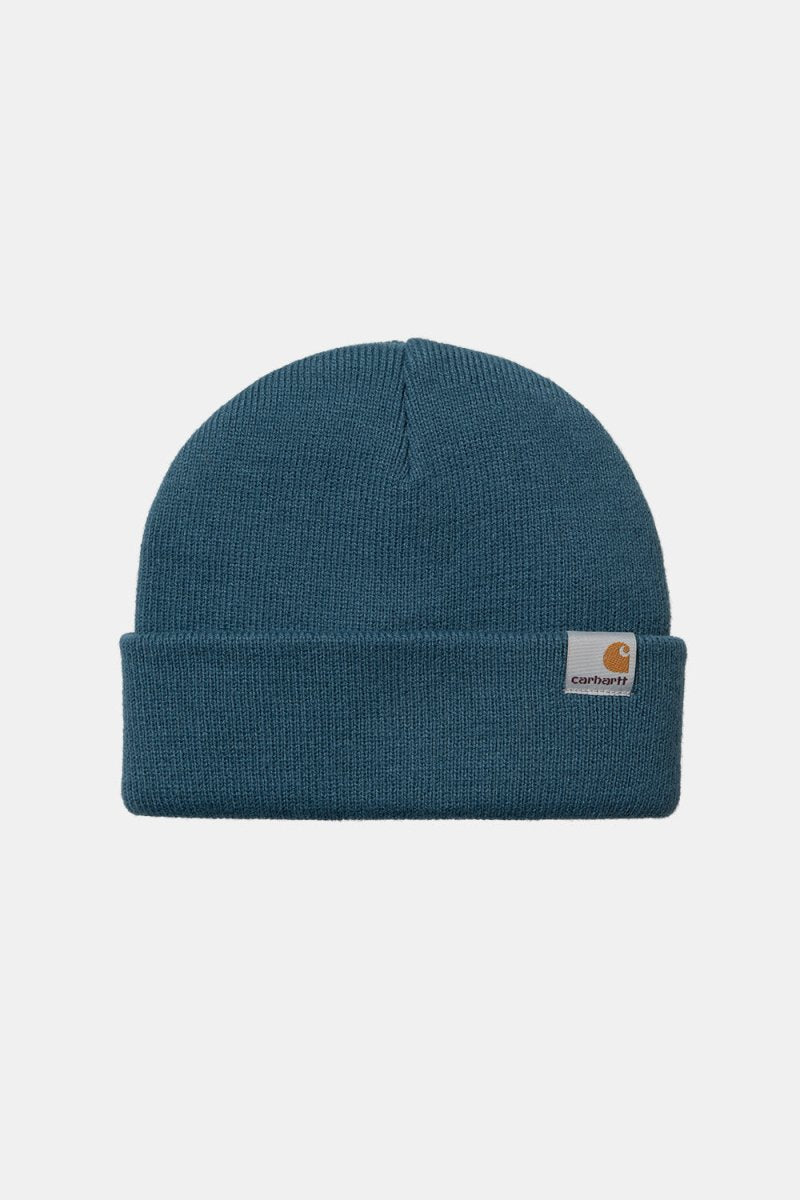 Carhartt WIP Stratus Hat Low Beanie (Prussian Blue) | Hats