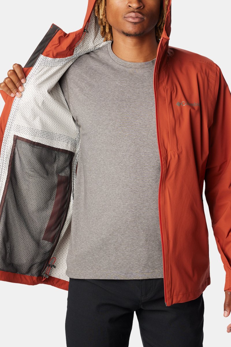 Columbia Omni-Tech Ampli-Dry Shell Jacket (Warp Red) | Jackets