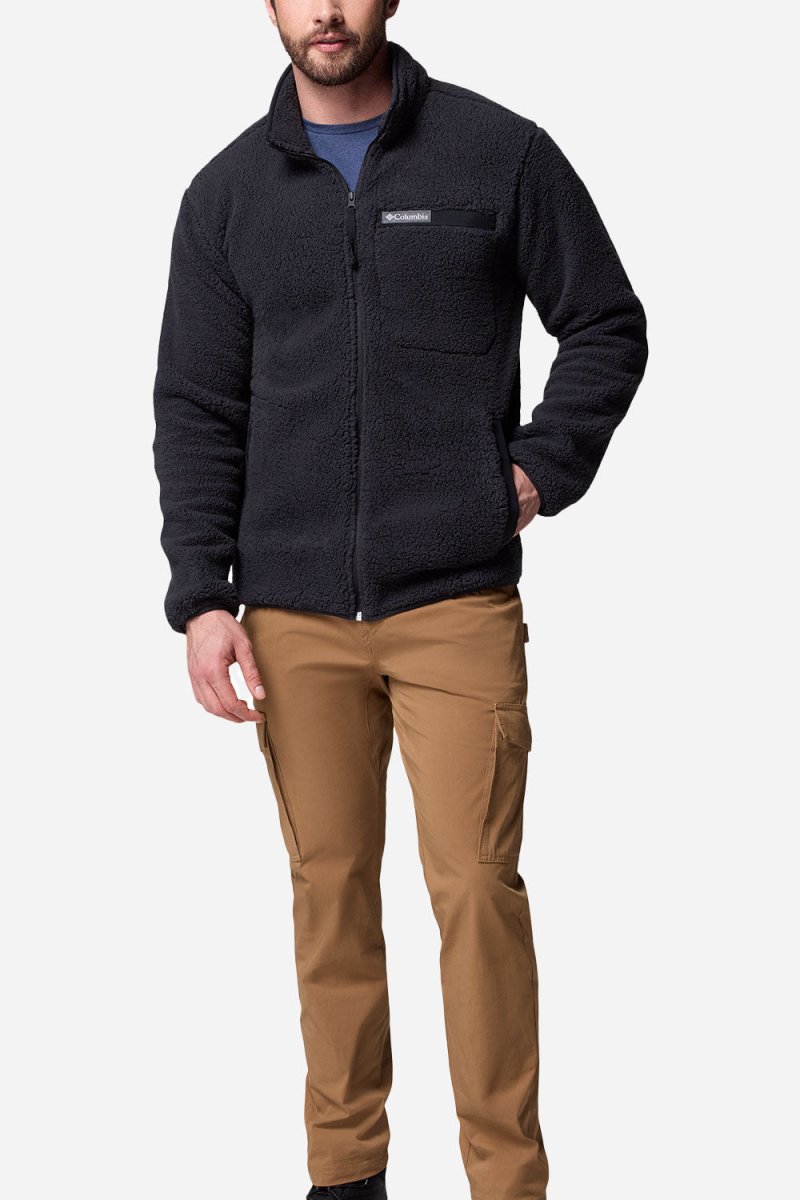 Columbia Rugged Ridge™ High Pile Full Zip (Black) | Sweaters