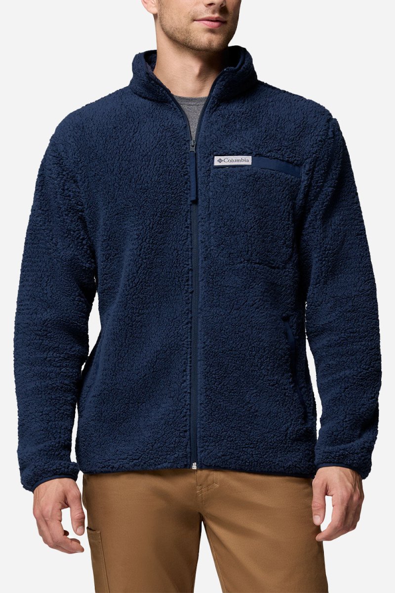 Columbia Rugged Ridge™ High Pile Full Zip (Collegiate Navy) | Sweaters