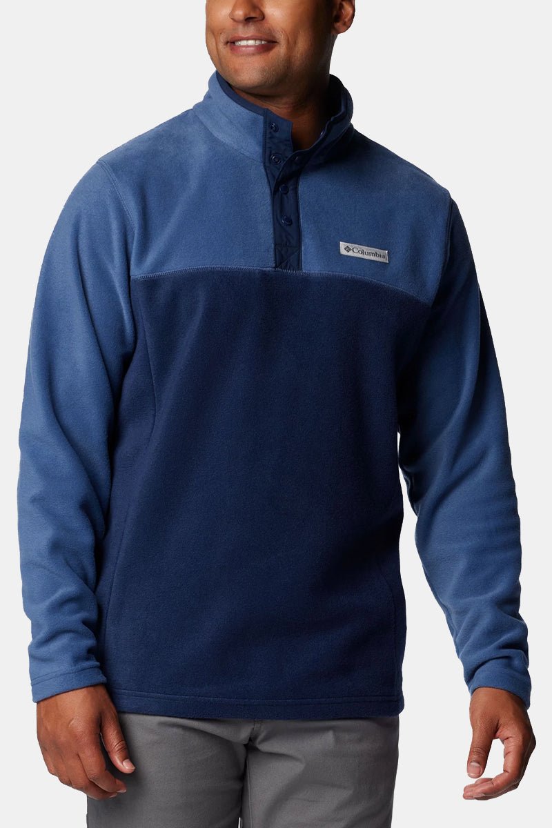 Columbia Steens Mountain™ II Half Snap Fleece (Collegiate Navy/Dark Mountain) | Sweaters