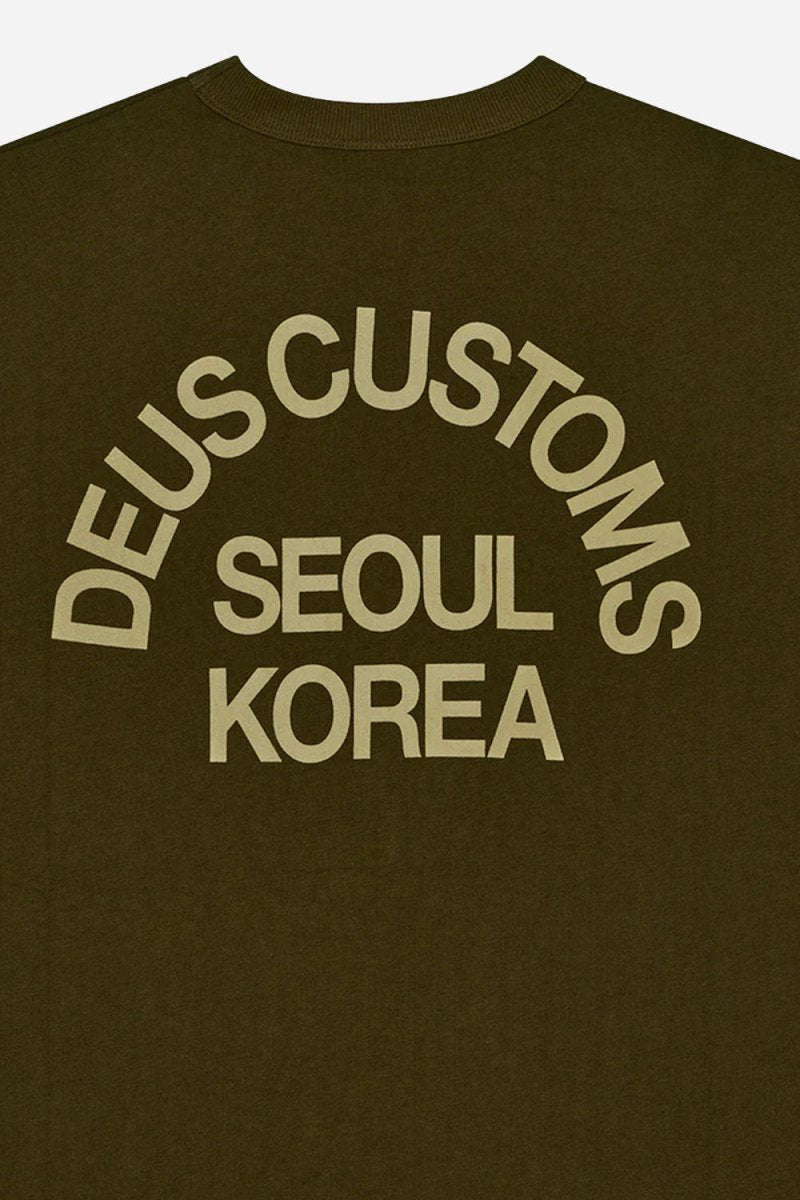 Deus Beams T-Shirt (Dark Olive) | T-Shirts