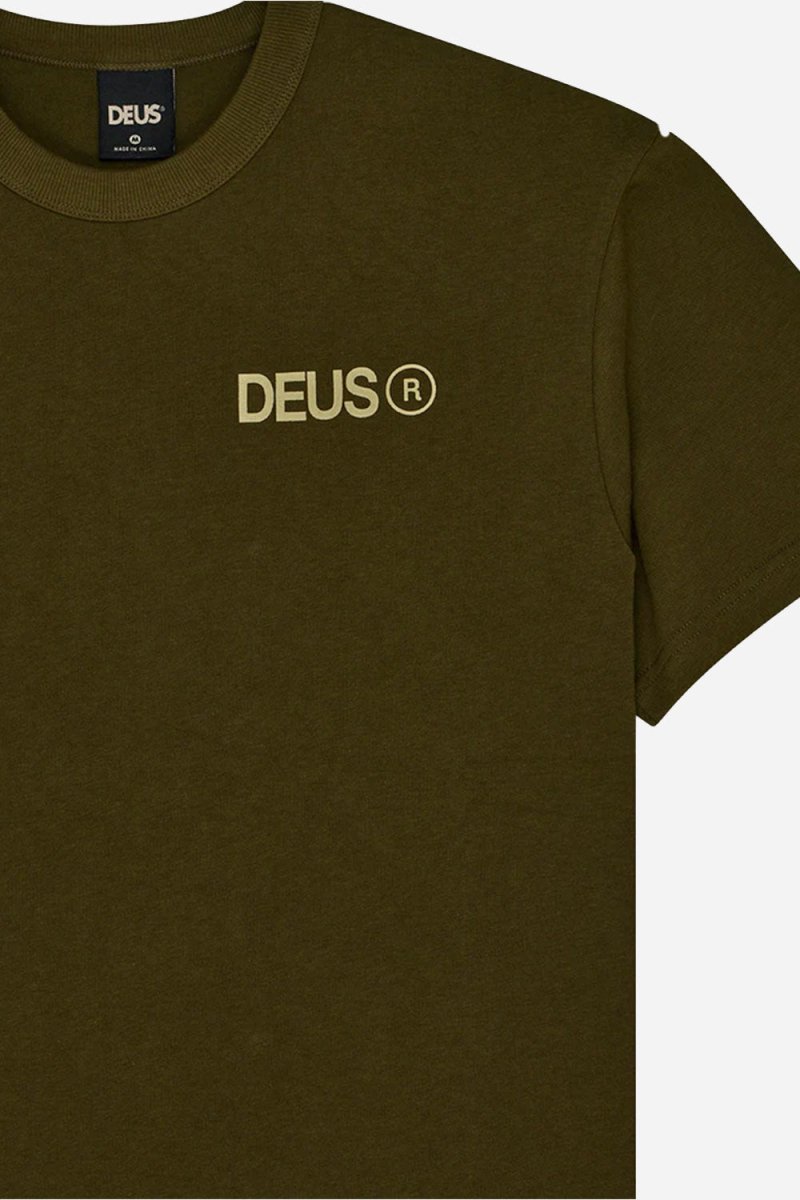 Deus Beams T-Shirt (Dark Olive) | T-Shirts