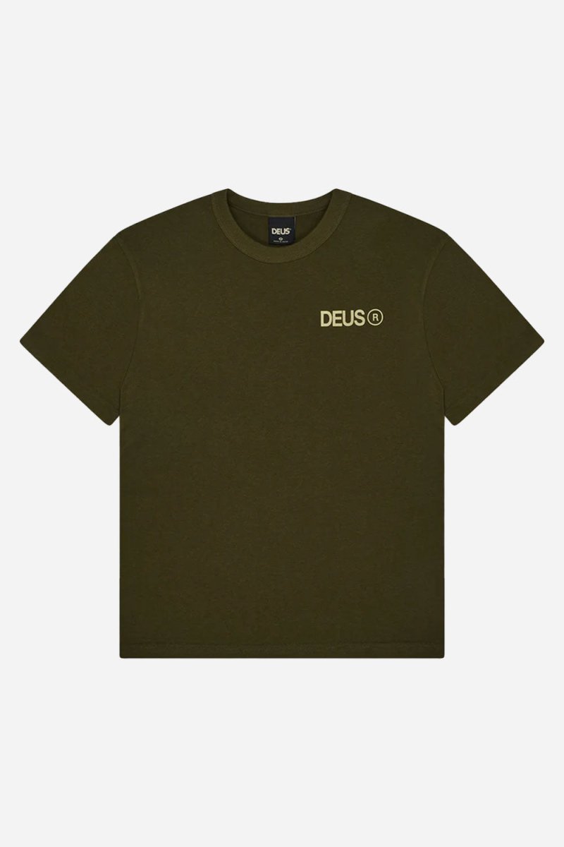 Deus Beams T-Shirt (Dark Olive) | T-Shirts