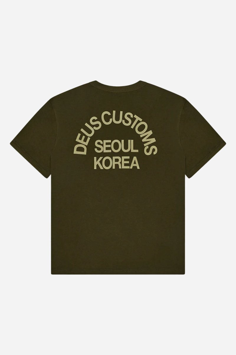 Deus Beams T-Shirt (Dark Olive) | T-Shirts