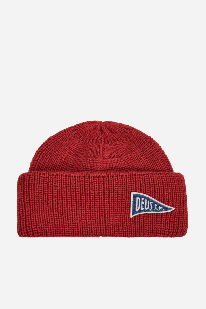 Deus Campus Beanie (Lava Falls Red) | Hats