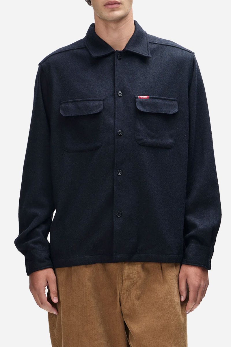 Deus Clayton Wool Shirt (Black) | Shirts