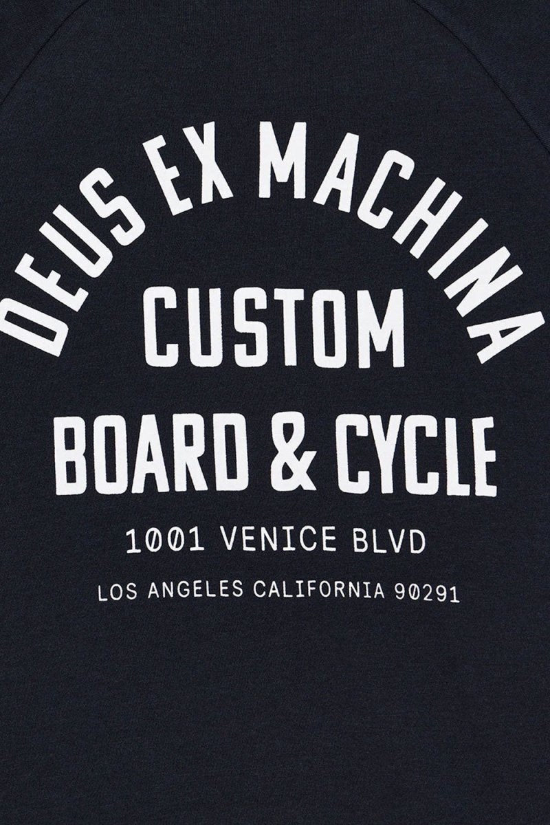 Deus Flecks Crew Sweatshirt (Navy) | Sweaters
