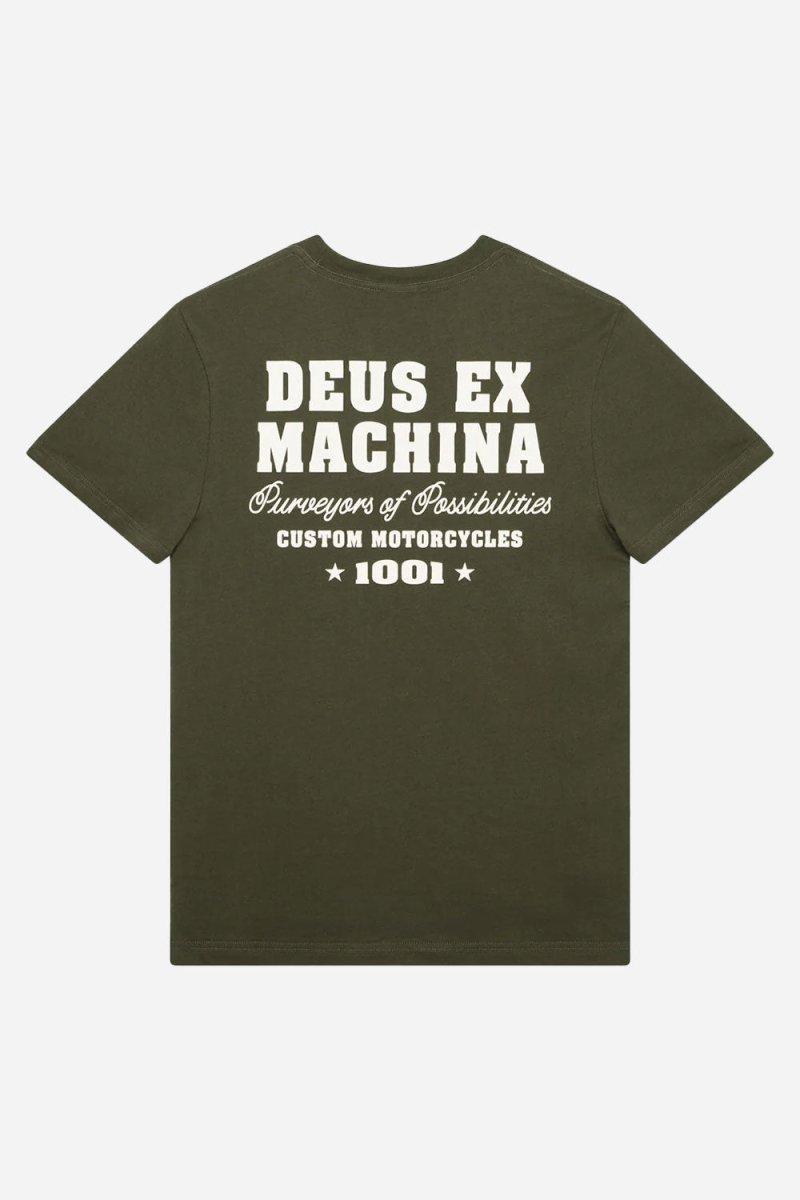 Deus Gumshoe T-Shirt (Cypress Green) | T-Shirts