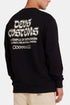سويت شيرت Deus Rinse Wash Crew (أنثراسايت) | البلوزات