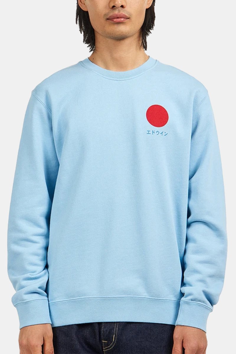 Edwin Japanese Sun Heavy Felpa Sweat (Placid Blue) | Sweaters