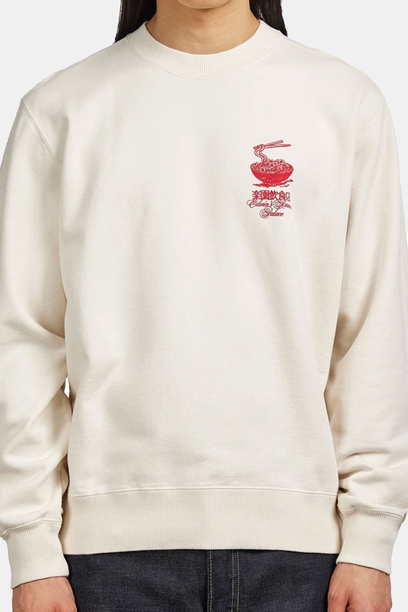 Edwin Ramen Palace Sweat (Whisper White) | Sweaters