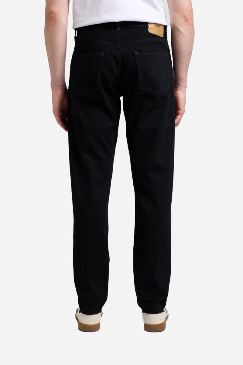 Edwin Regular Tapered Denim Jeans (Black Unwashed) | Jeans