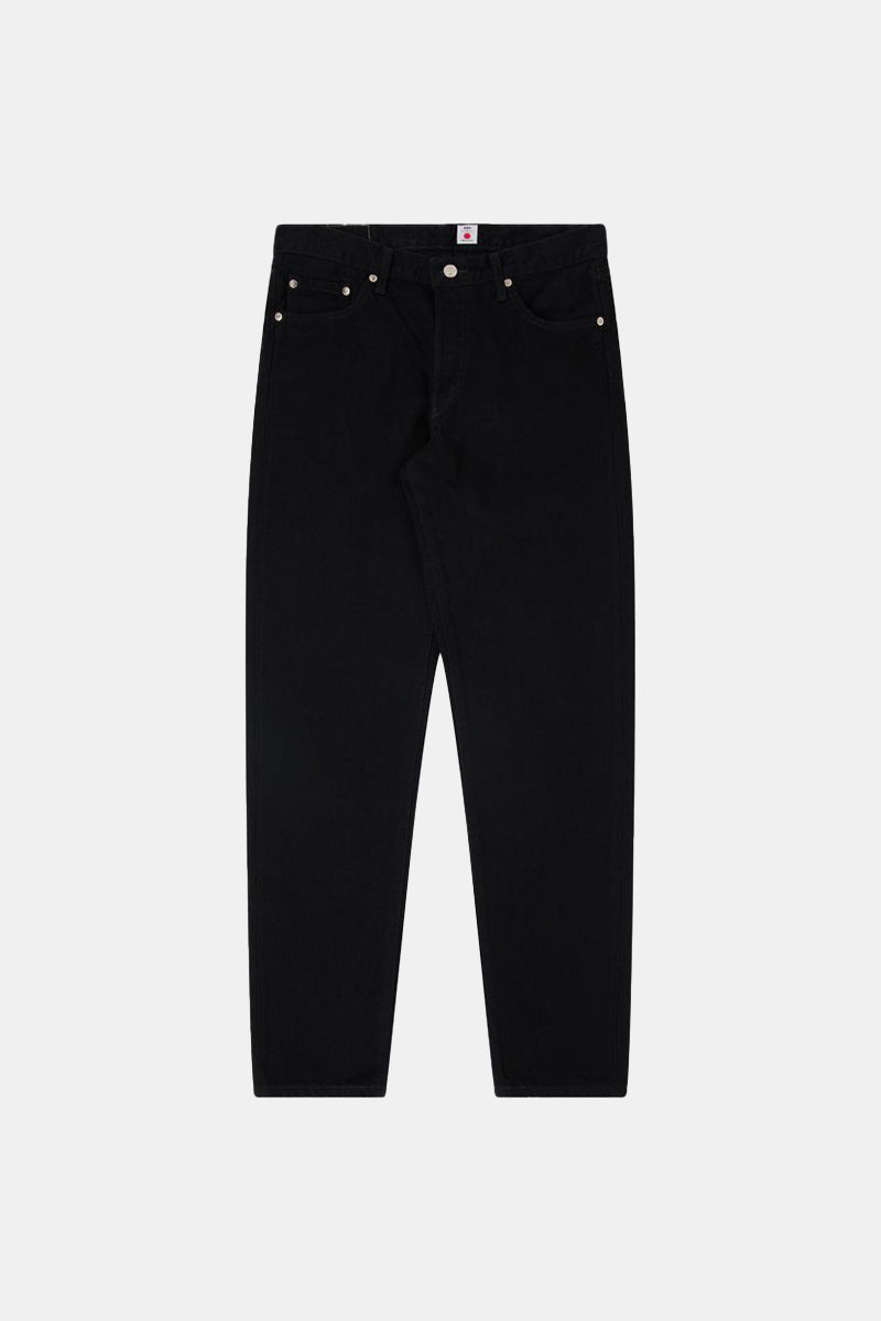 Edwin Regular Tapered Kaihara Unwashed Jeans (Black) | Jeans