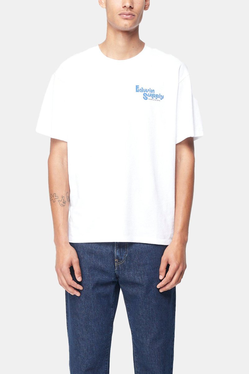 Edwin Temple&#39;s Gate T-Shirt (White Garment Wash) | T-Shirts