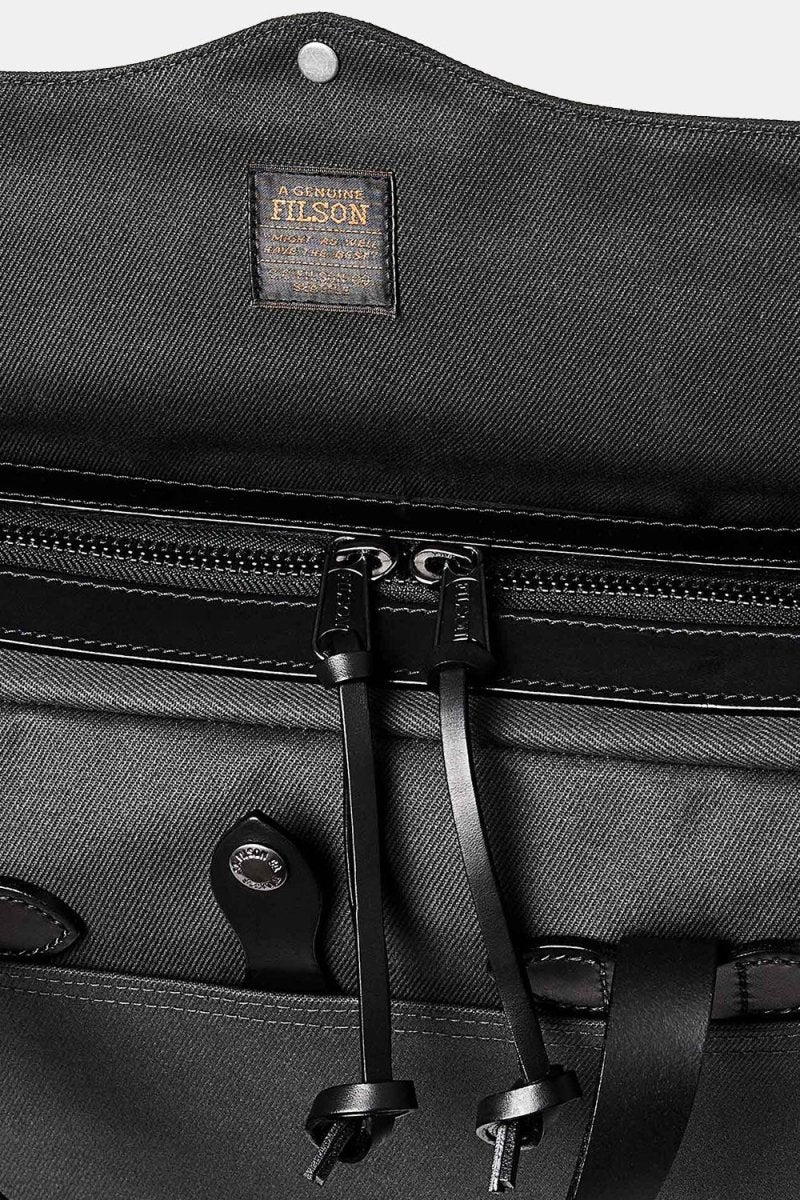 Filson Rugged Twill Original Briefcase (Faded Black) | Bags