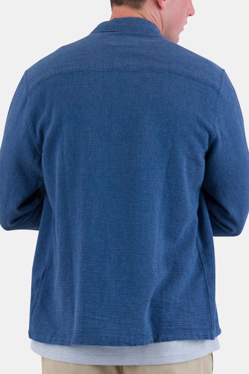 Folk Patch Shirt (Indigo Basketweave) | Shirts