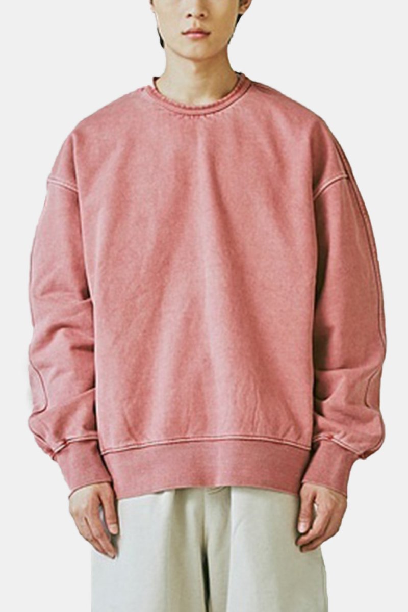 Frizmworks OG Pigment Dyeing Sweatshirt (Pink) | Sweaters