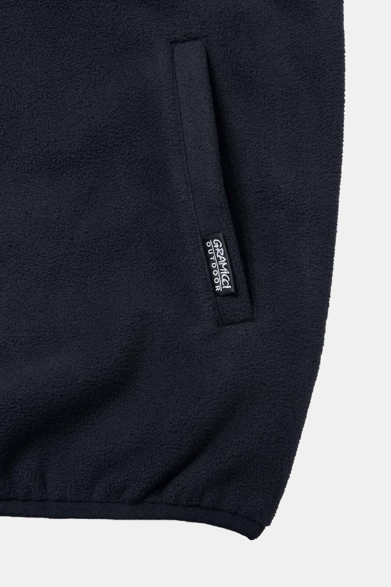 Gramicci Reversible Fleece Vest (Dark Navy) | Sweaters