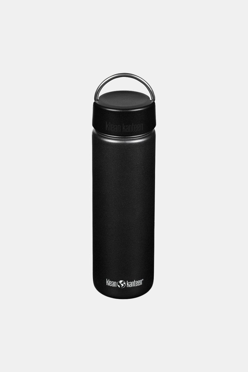 Klean Kanteen 800ml Recycled Stainless Steel Wide Flask (Matt Black) | Lifestyle