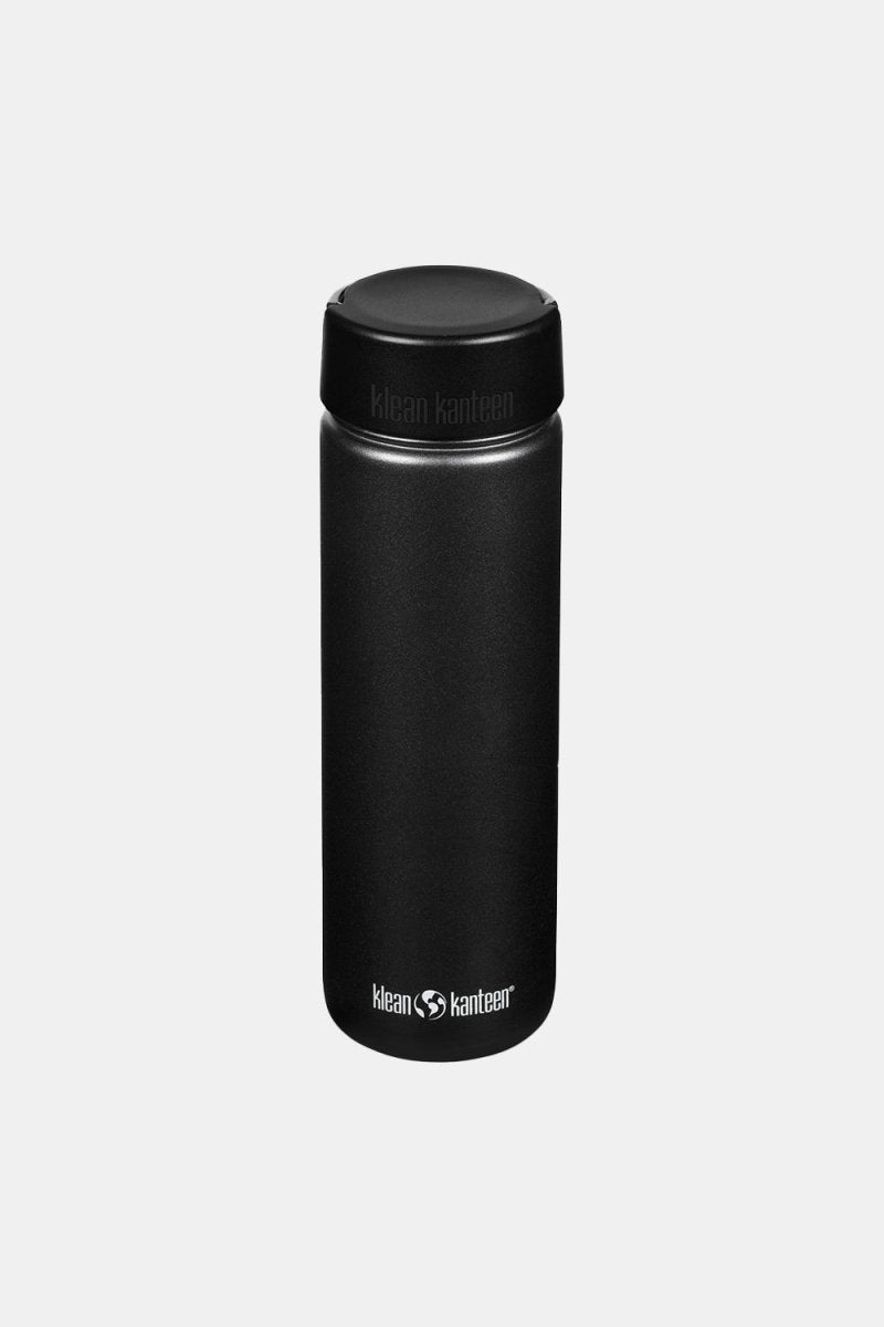 Klean Kanteen 800ml Recycled Stainless Steel Wide Flask (Matt Black) | Lifestyle