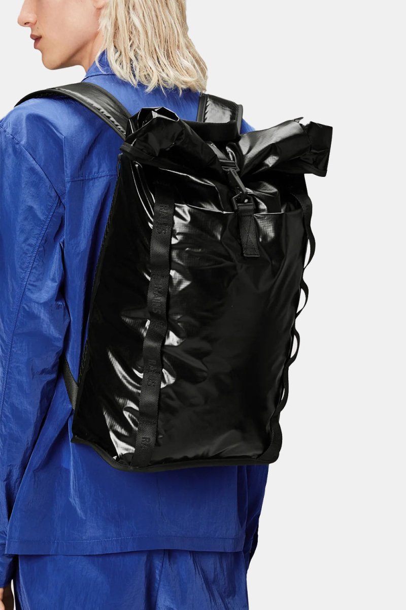 Rains Sibu Rolltop Rucksack W3 (Black) | Bags