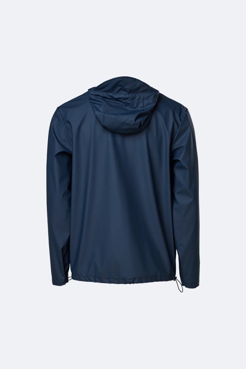 Rains Waterproof Short Hooded Coat (Blue) | Jackets