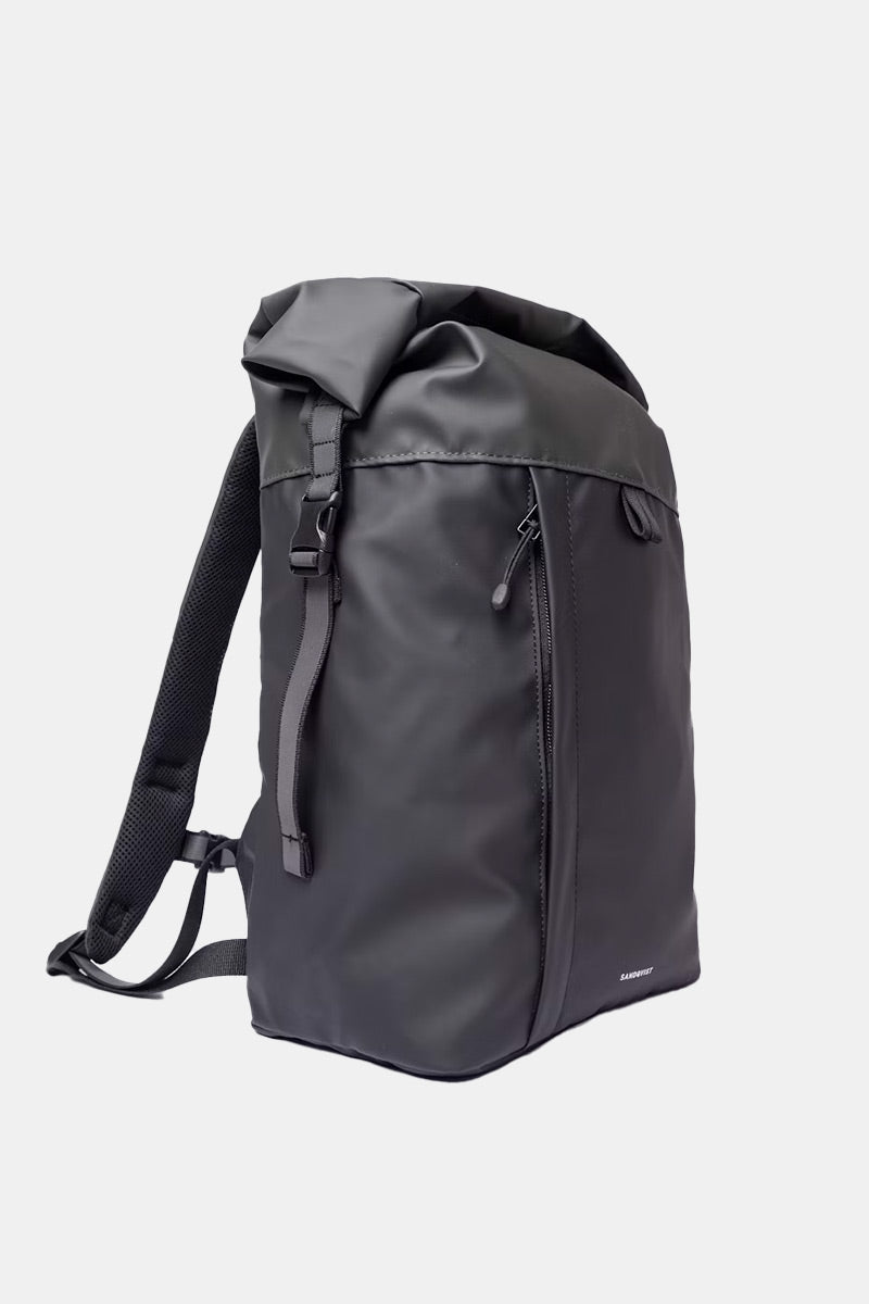 Sandqvist Konrad Backpack (Multi Black/Dark Green) | Bags