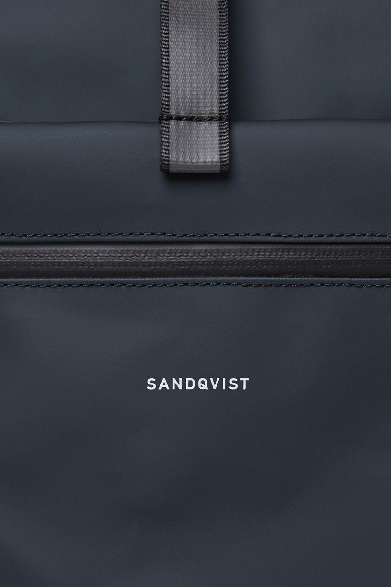 Sandqvist Ruben 2.0 Water - Resistant Rolltop Backpack (Navy) | Bags