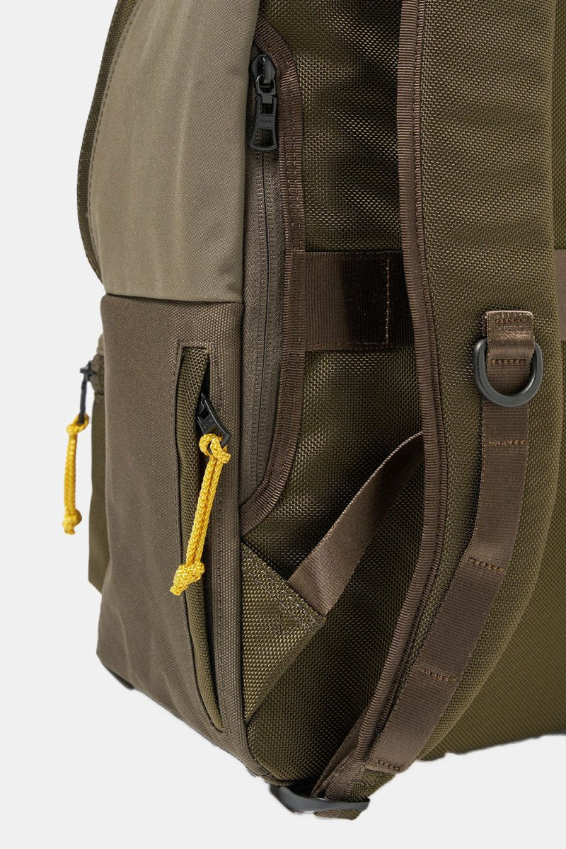 Universal Works Backpack (Olive Recycled Tech Canvas) | Bags