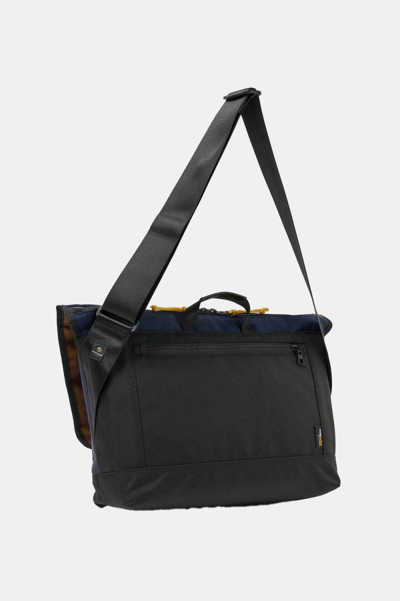 Universal Works Courier Bag (Navy Recycled Tech Canvas) | Bags