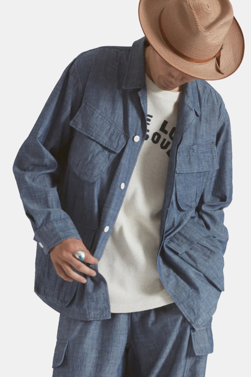 Universal Works Jungle Jacket (Indigo Chambray) | Jackets